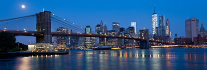 Manhattan moon panorama