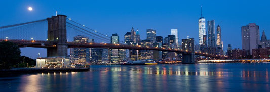 Manhattan moon panorama