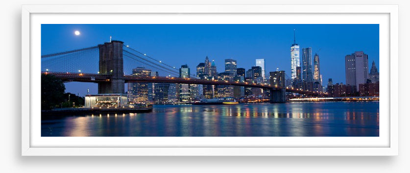 Manhattan moon panorama
