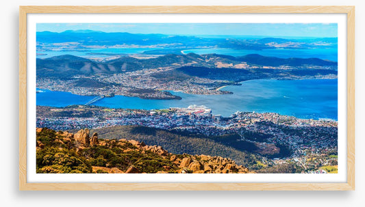 Hobart on the horizon