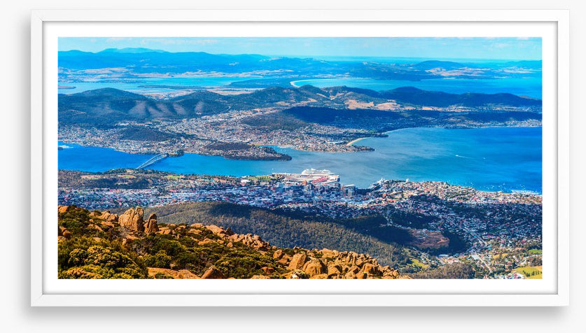 Hobart on the horizon