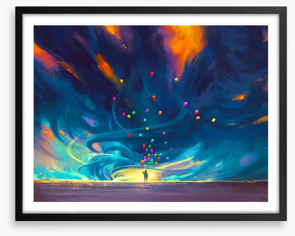 Balloons in the storm