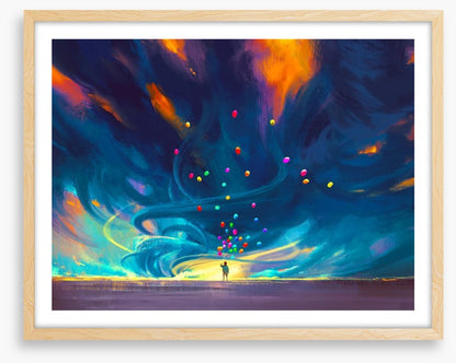 Balloons in the storm