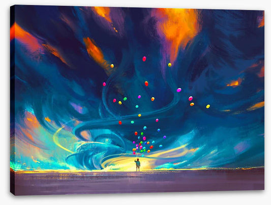 Balloons in the storm