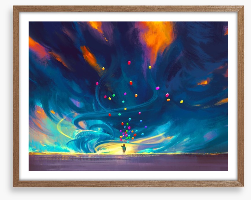 Balloons in the storm