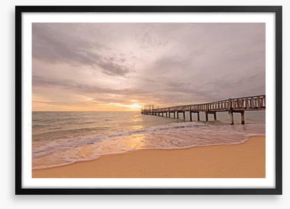 Silver sky sunrise