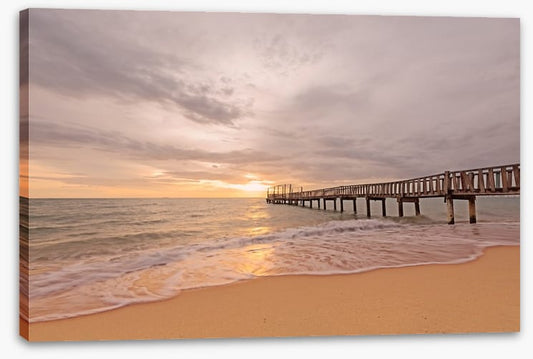 Silver sky sunrise