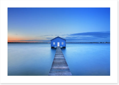 Sunrise at Matilda Bay boathouse