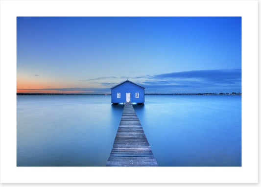 Sunrise at Matilda Bay boathouse