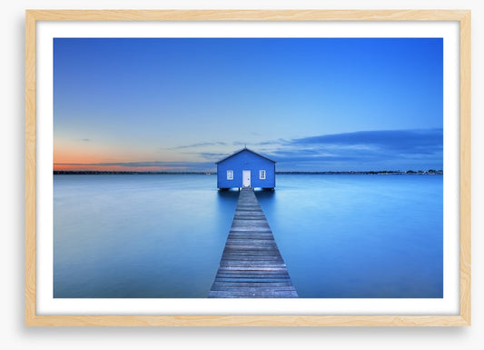 Sunrise at Matilda Bay boathouse