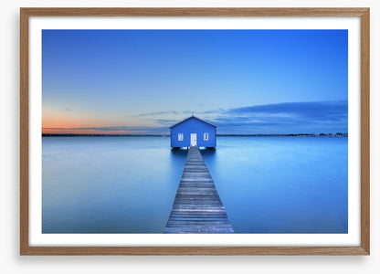 Sunrise at Matilda Bay boathouse