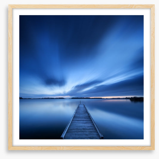 Blue dawn jetty