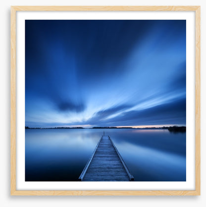 Blue dawn jetty
