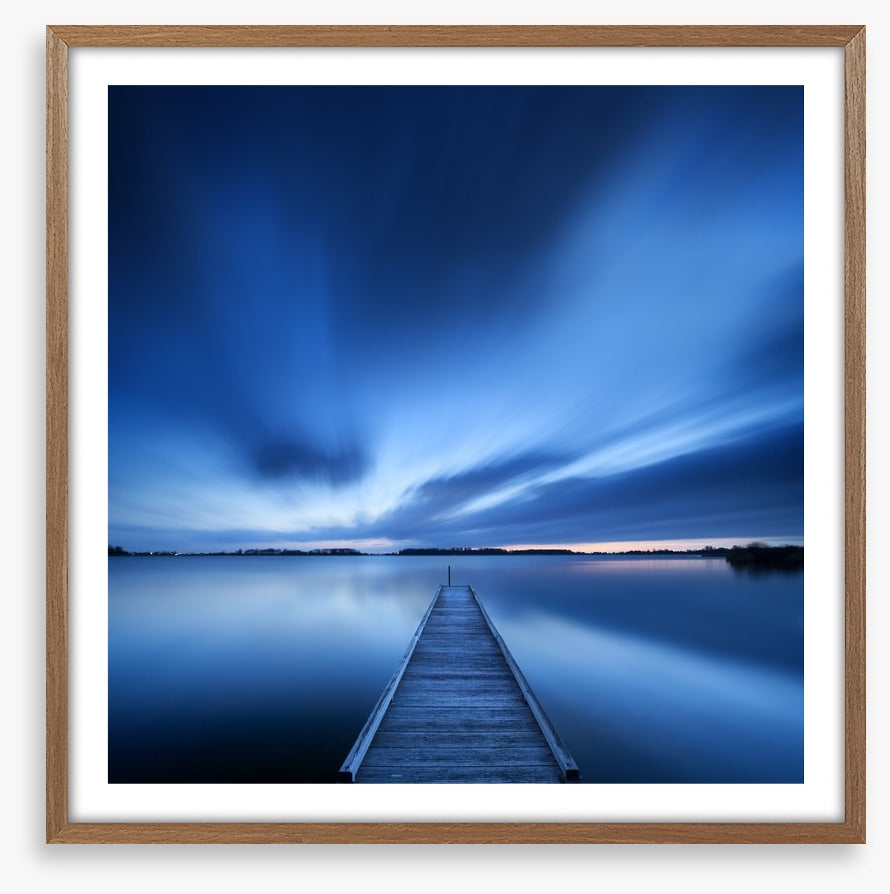 Blue dawn jetty