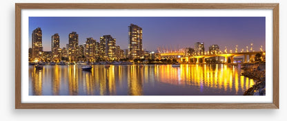 Vancouver skyline reflections