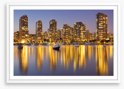 Vancouver harbor twilight