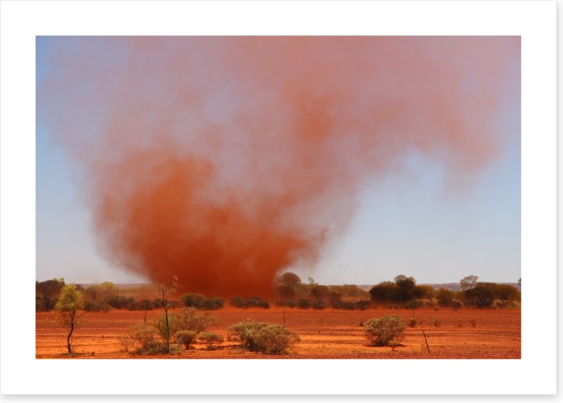 Outback sand storm