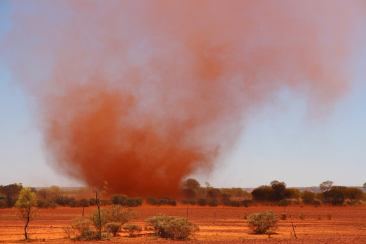 Outback sand storm