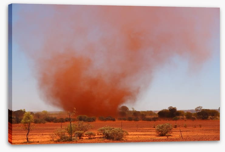 Outback sand storm