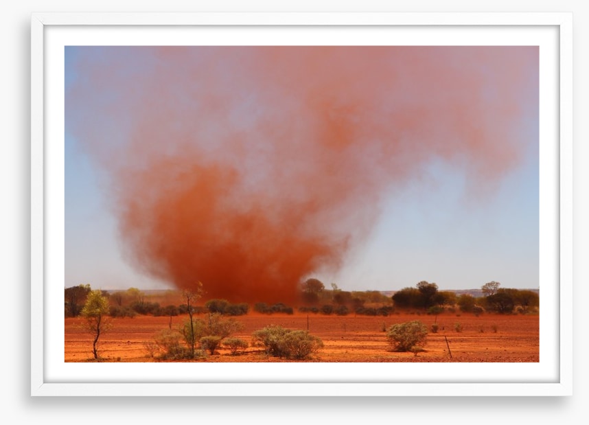 Outback sand storm
