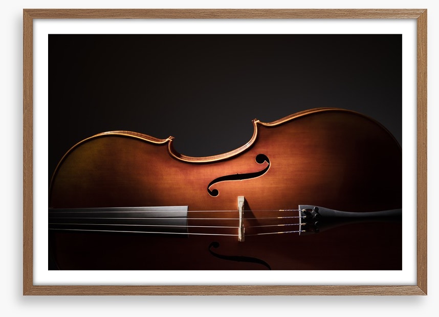 Cello silhouette