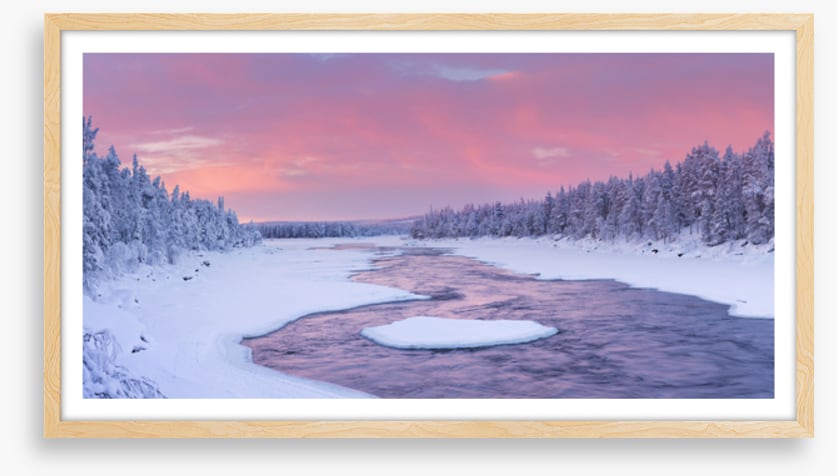Almost frozen panorama