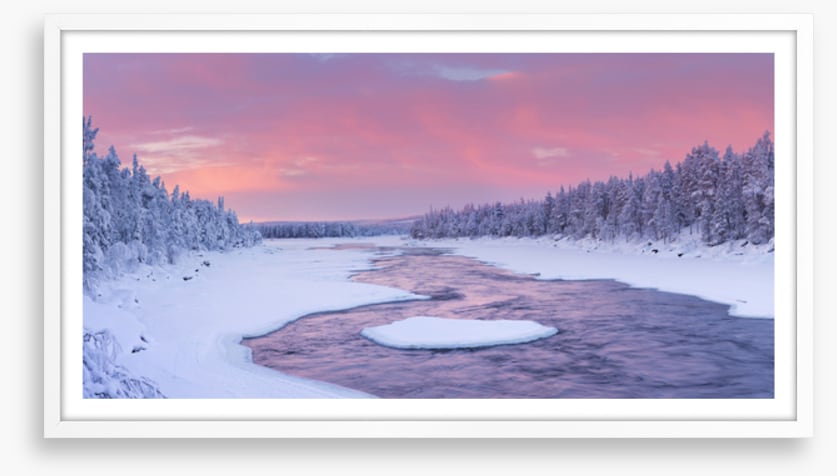 Almost frozen panorama
