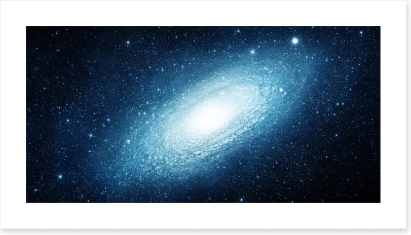 Glittering galaxy