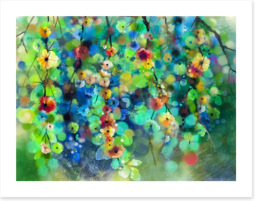 Blossoming branches
