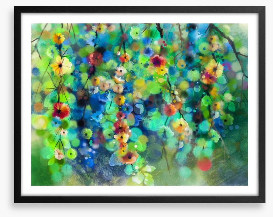 Blossoming branches