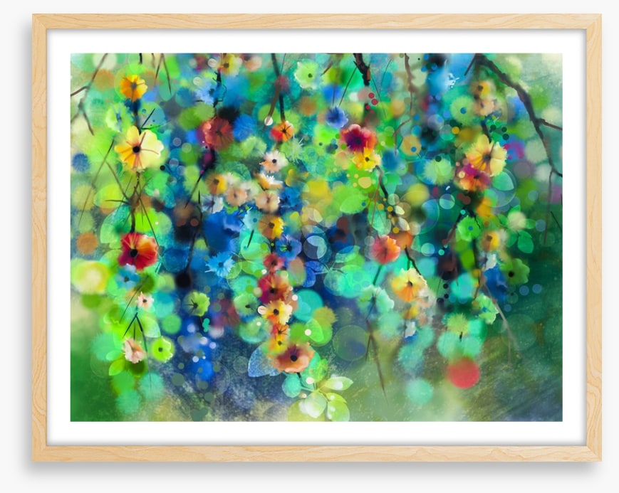 Blossoming branches