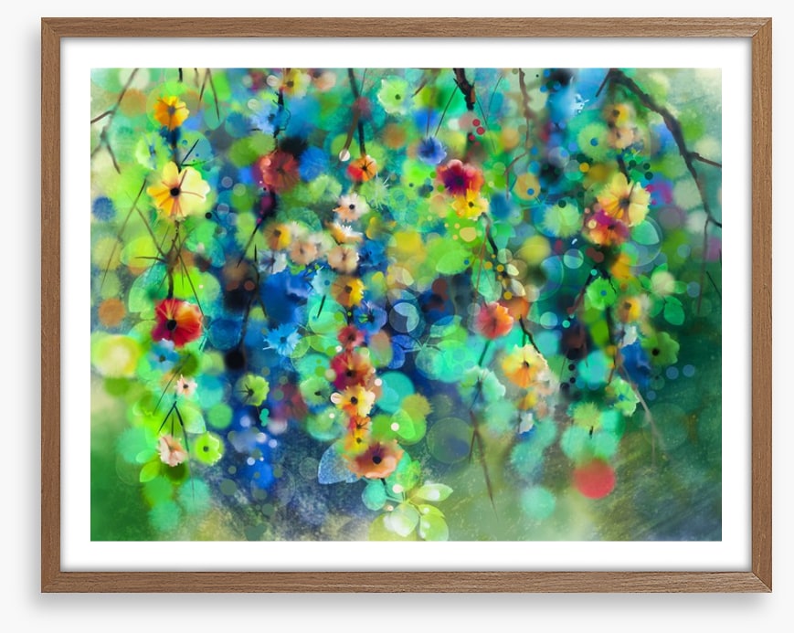 Blossoming branches