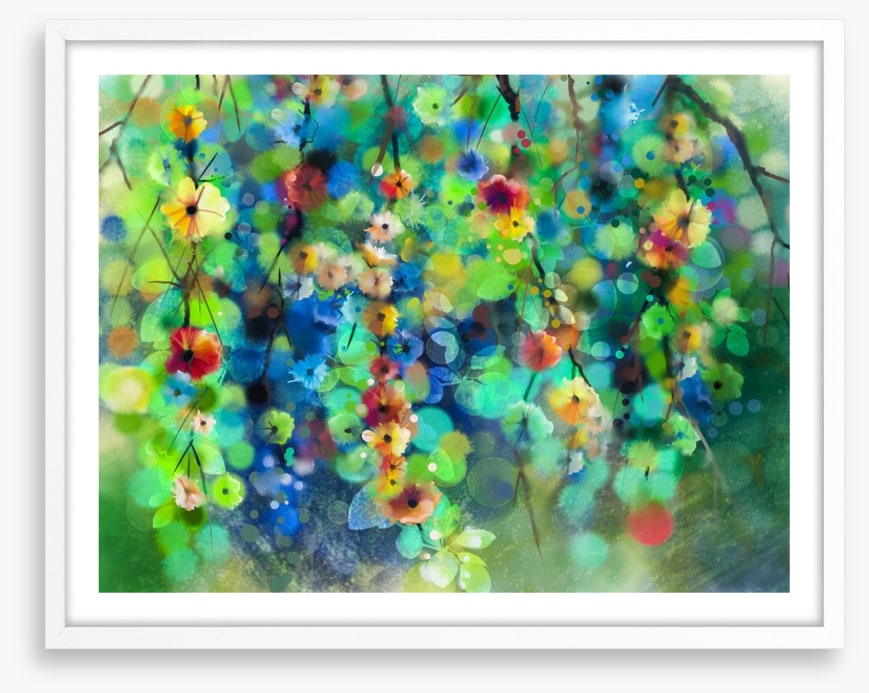 Blossoming branches