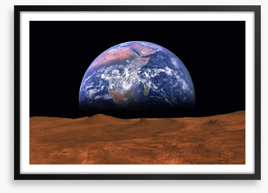Earth rising