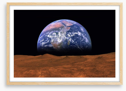 Earth rising