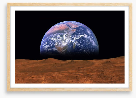 Earth rising