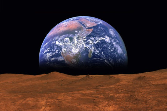 Earth rising