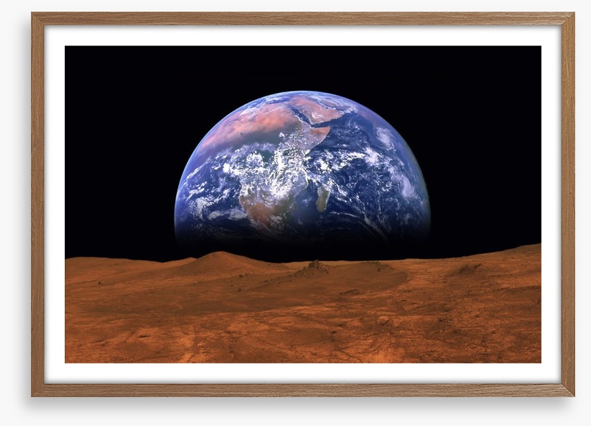 Earth rising