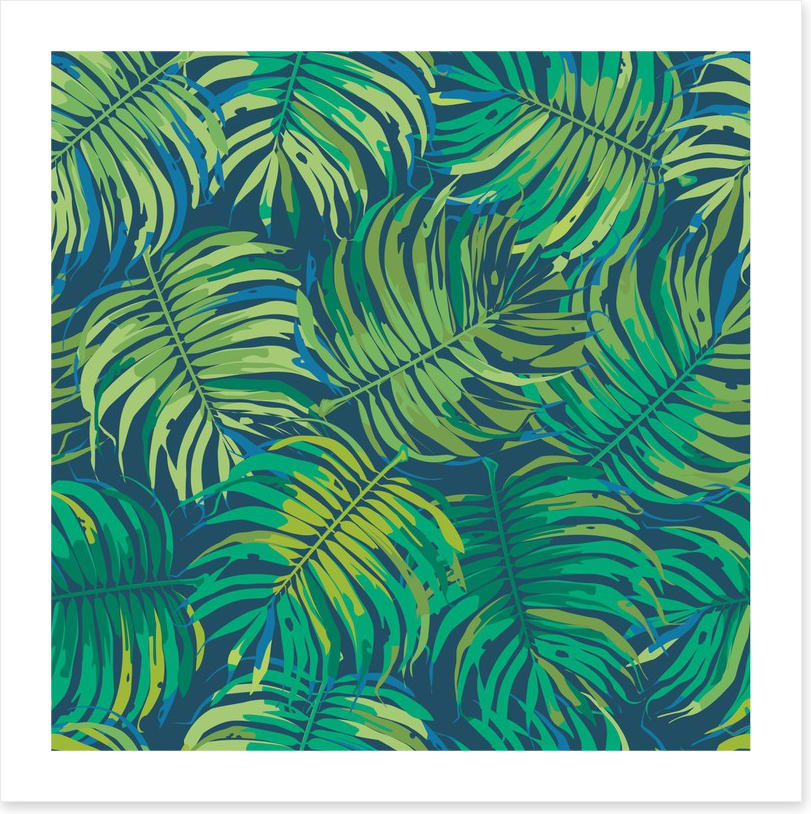 Falling fronds