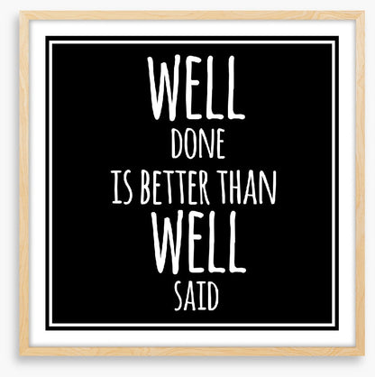 Well done