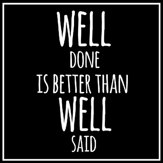 Well done