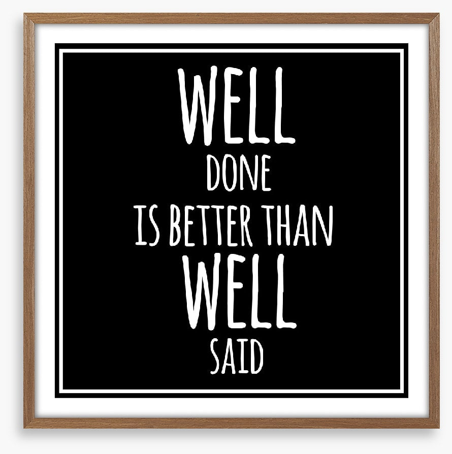 Well done