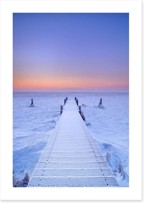 To the frozen sunset