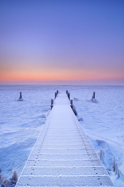 To the frozen sunset