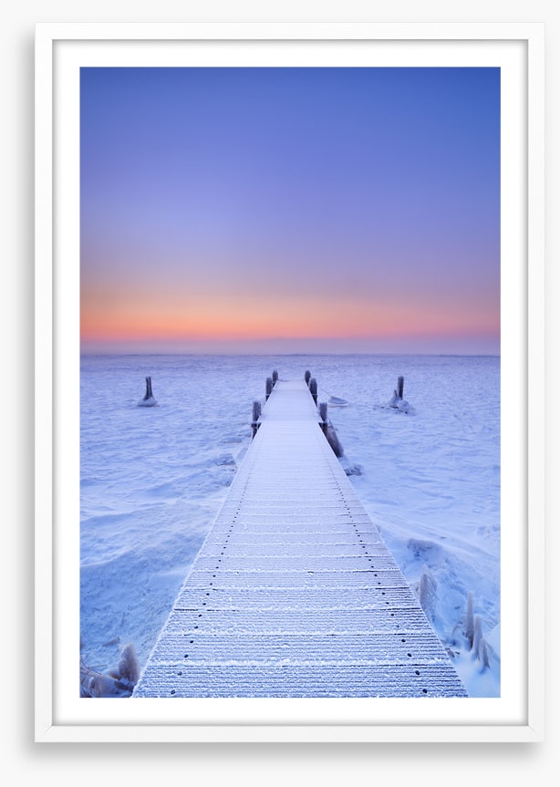 To the frozen sunset