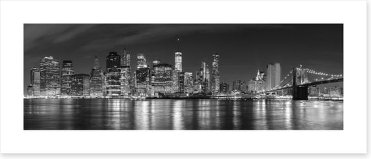 Manhattan panoramic at night