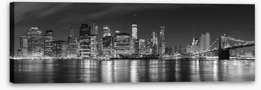 Manhattan panoramic at night