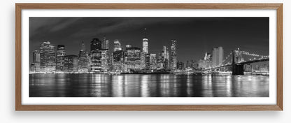 Manhattan panoramic at night
