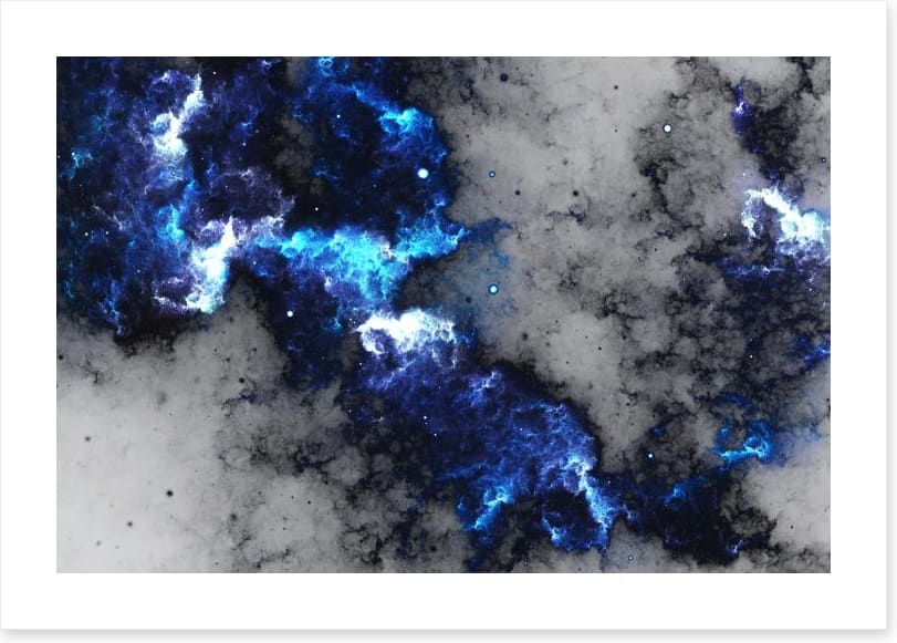 Blue nebula