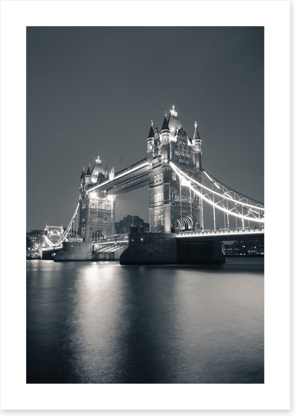 Drawbridge in darkness